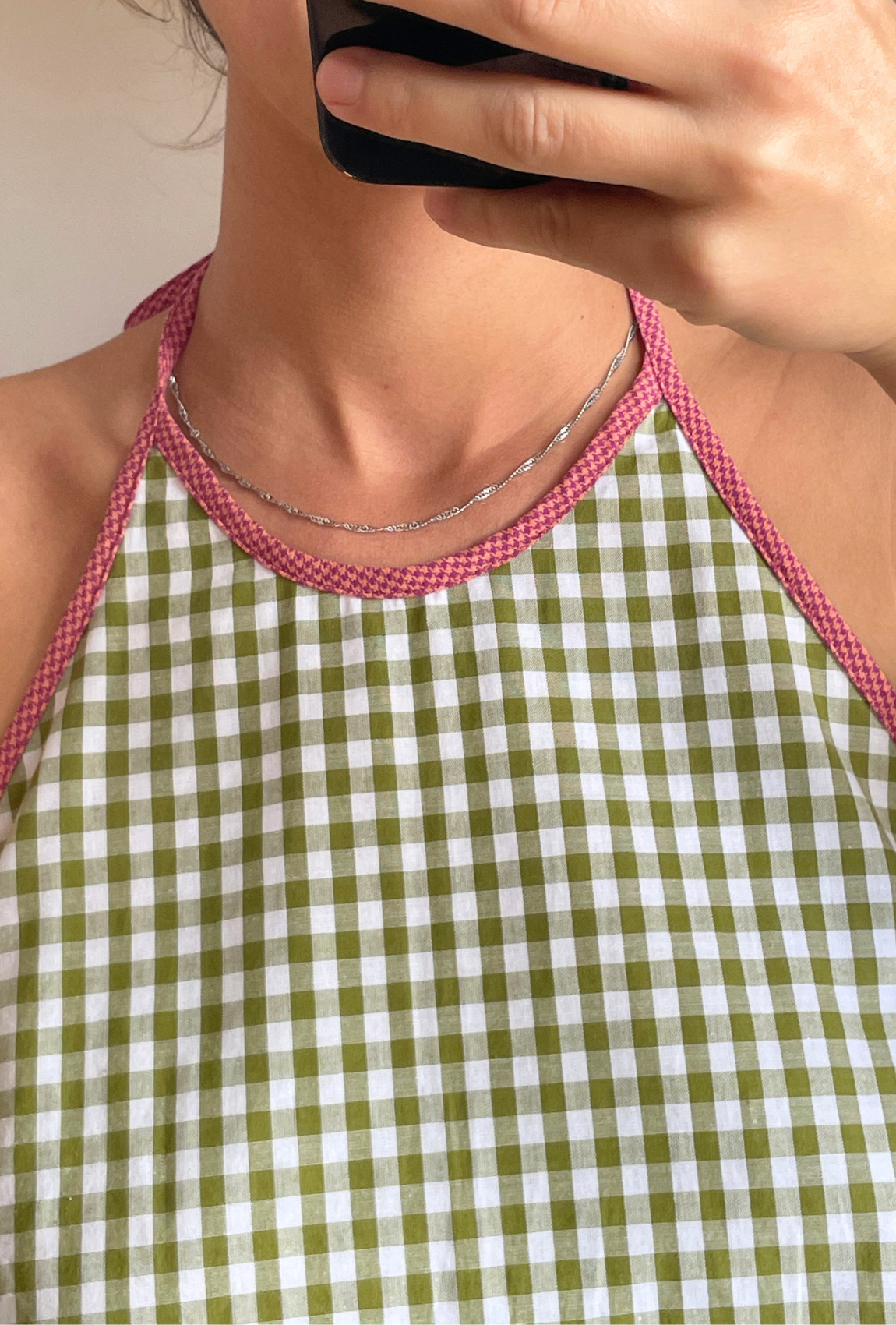 Top Carmen acidulement green