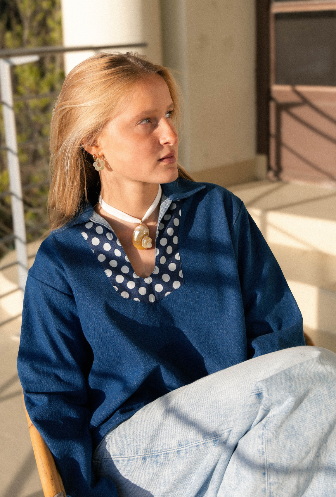 Viviane Jean's smock