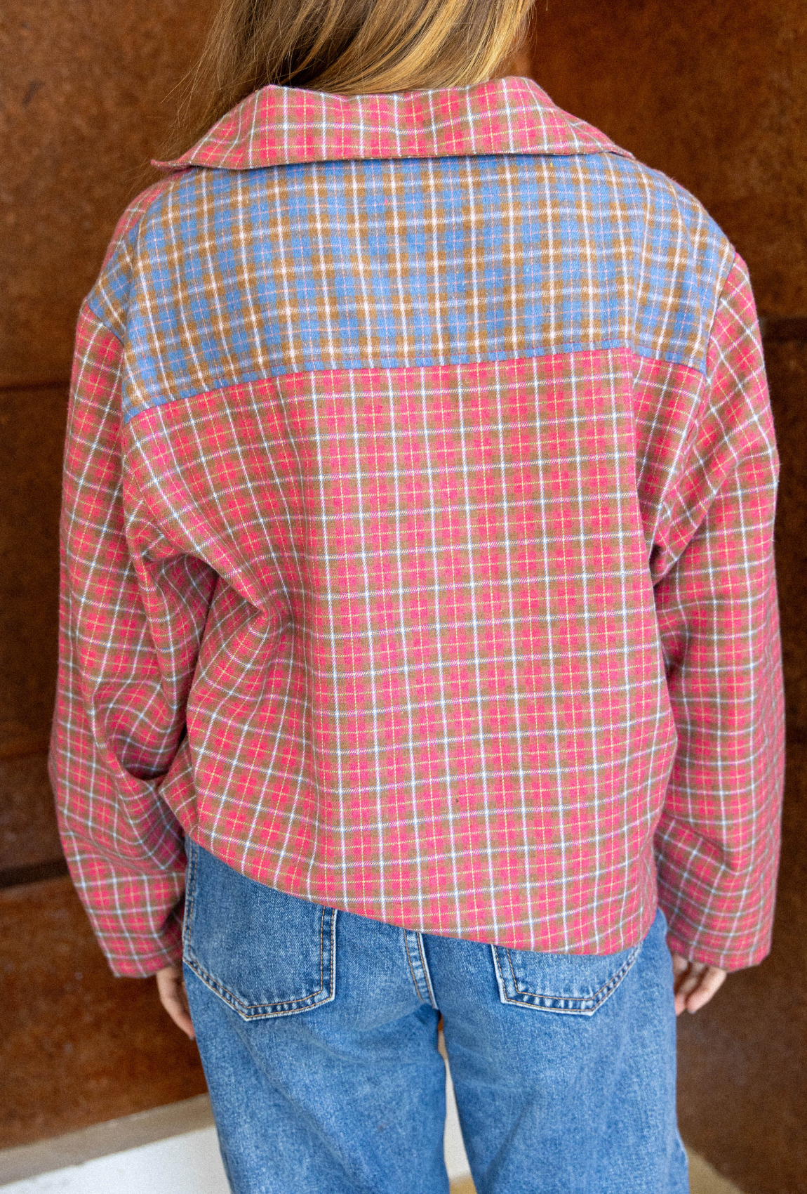 Vareuse Viviane Plaid