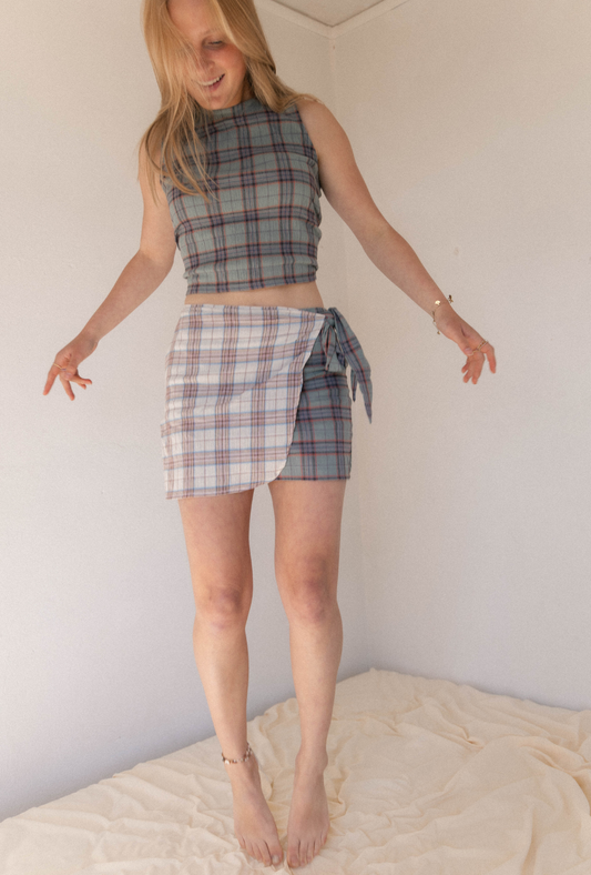 Josy Oxford Green Skirt